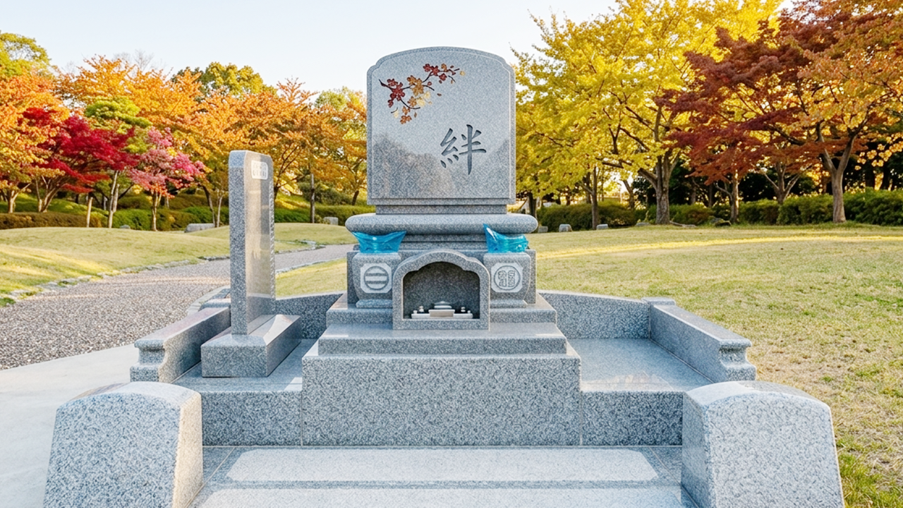 新規墓石の建立例